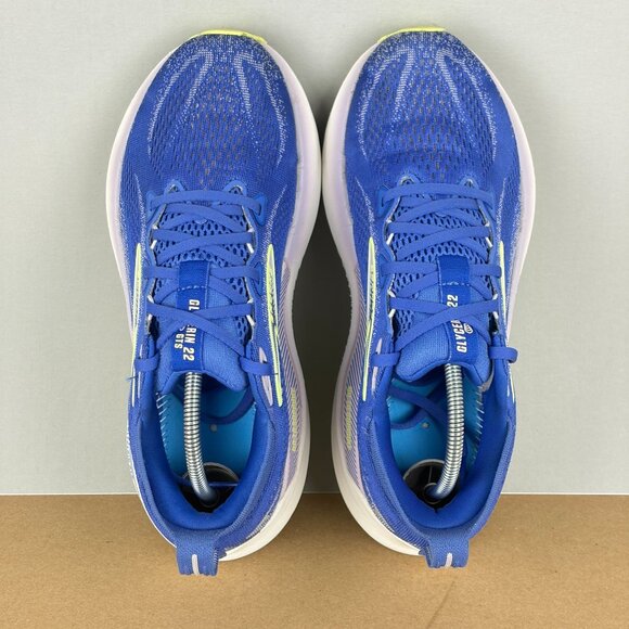Brooks Glycerin GTS 22 Athletic Running Shoes Womens 8.5 Blue White Low Top - Picture 9 of 10